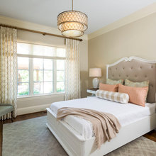 basement bedroom creams whites