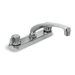 Everflow Supplies (EVEXY) - Chrome Plated 2 Handle Kitchen Faucet Gerber Style - Kitchen Faucets