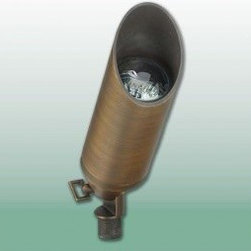 Cast Brass LED Bazooka I Directional Light - Light Bulbs