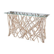 Teak Root Console