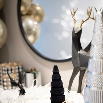 Holiday Photo Room Set Up