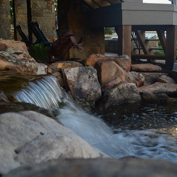 Lakeside Entertainment Space, Water Feature, and Catwalk