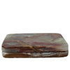 Natural Geo Decorative Square Onyx Drink Coaster, Set of 6