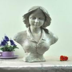 A rural girl - Sculptures