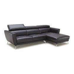 Sierra Leather Sectional - Sectional Sofas