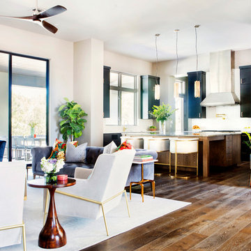 Barton Creek || New Construction || Austin, Texas || Living Room & Kitchen