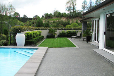 Photo of a contemporary pool in Hamilton.