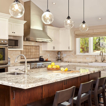 Large Kitchen Island Seats Family of Five