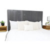 Handcrafted Headboard, Hanger Style, Gray, King