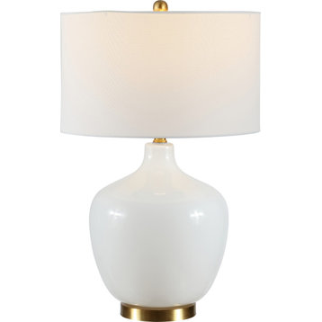Eugenie Table Lamp - Antique White