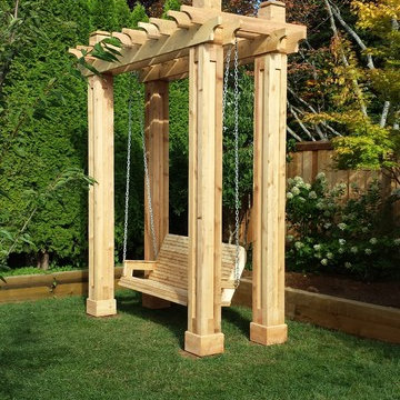 Pergola Swing Bench