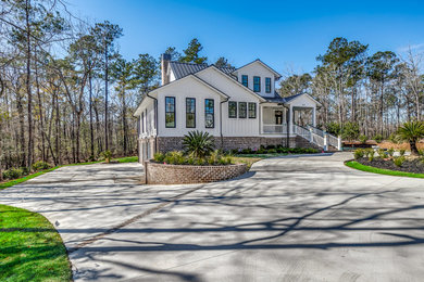 Transitional exterior home photo in Charleston