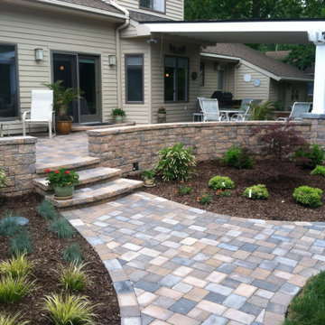 Custom Patio with Pergola, Outdoor Grill