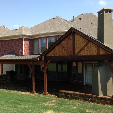 Closed Gable with Shed Roof