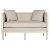 Andrea Rustic French Country Settee Beige