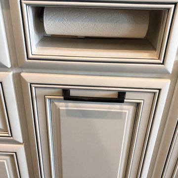 Swiss Coffee with Glaze Paint Grade Kitchen