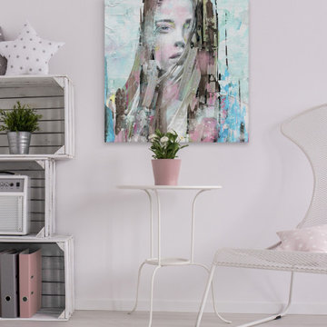 "Mind Blowing Beauty" Painting Print on Wrapped Canvas