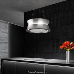 24&Prime; Arena Inox Island Range Hood - Range Hoods And Vents