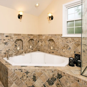 Luxurious Bathroom Design Includes Exquisite Tile Work