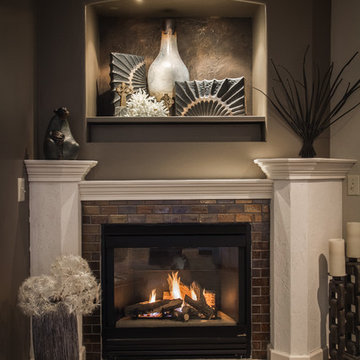 Designer's Paradise - Showcase Artwork Fireplace