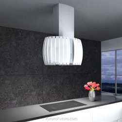 30&Prime; Pearl White Island Range Hood - Range Hoods And Vents