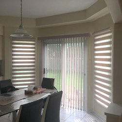Kitchen & Breakfast Window Coverings - Vertical Blinds