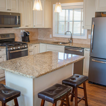 Sprissler Kitchen and Stack Stone Fireplace