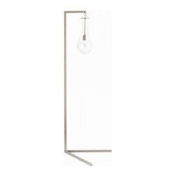 Sabine Polished Nickel Floor Lamp | Pulp Home - Floor Lamps