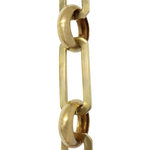 RCH Hardware - RCH Hardware Brass Rectangle Chandelier Chain, Various Finishes, Polished Brass, - Chain price for [1 FT] and this product will be supplied as a continuous length if possible.