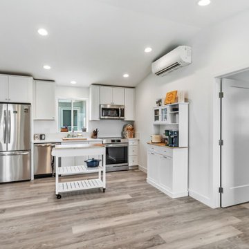ADU Open Concept Living Room & Kitchen