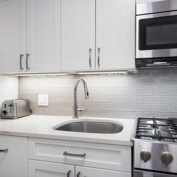 Classic Kitchen and Bath in Warm Taupe and Mocha
