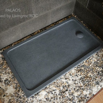 PALAOS 48"x32" GRAY GRANITE SHOWER BASE