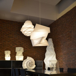 Katatsumuri Pendant Lamp by The Artemide Issey Mikake - Pendant Lighting