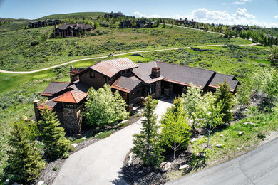 Mountain style exterior home photo in Salt Lake City