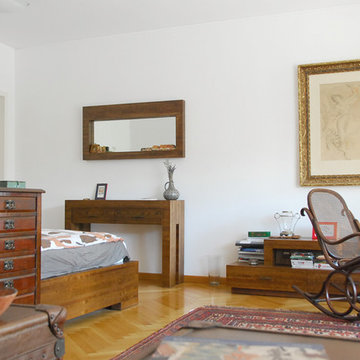 Living area and bedroom