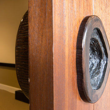 Home Theater Custom Wood Door Detail