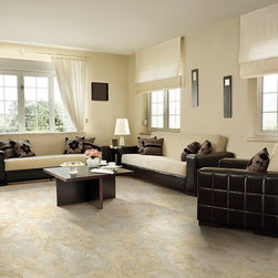 Arancione 12 x 24 Click Together Luxury Vinyl Tile Flooring - Moduleo Vision ser - Engineered Wood Flooring