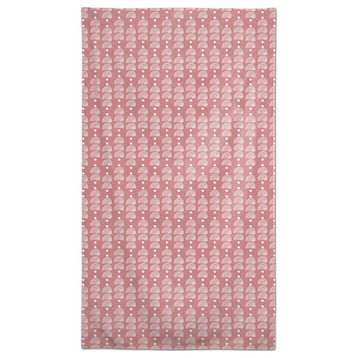 Rainbow Pattern Pink 58 x 102 Outdoor Tablecloth