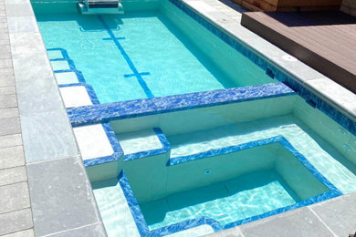 Inspiration for a coastal pool remodel in Other