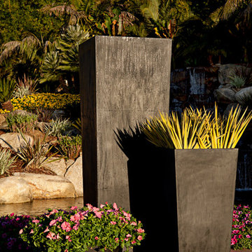 Tall Square Vase