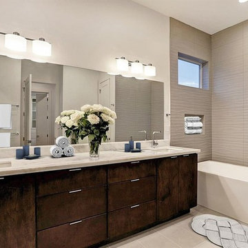 Minimal Spa Bathroom Remodel in San Jose, CA