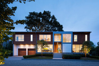 Trendy exterior home photo in New York