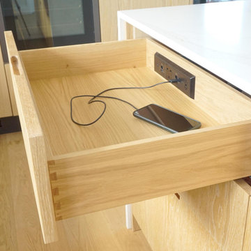Kitchen In-Drawer Charging Outlets