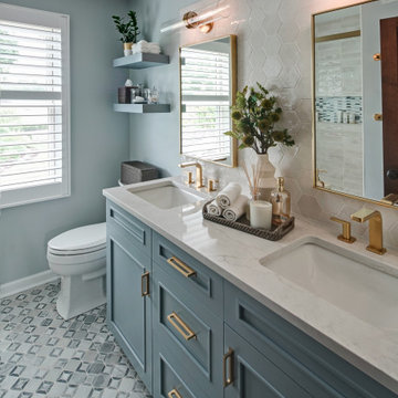 Kid-Friendly Hall Bathroom Design