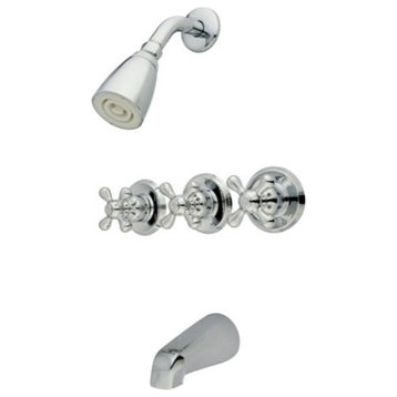 Kingston Brass KB23.AX Victorian Tub and Shower Trim Package - Polished Chrome