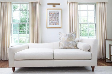 Inspiration for a modern bedroom remodel in Baltimore