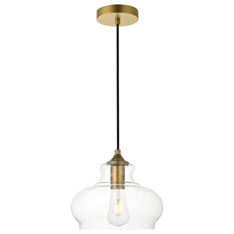 Living District LD2246BR Orchid 1-Light Pendant