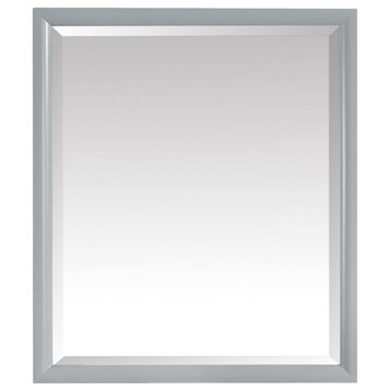 Avanity EMMA-M28 Emma 32" x 28" Framed Bathroom Mirror - Dove Gray
