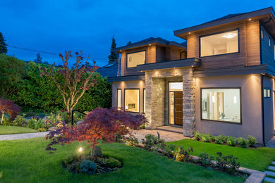 Example of a trendy exterior home design in Vancouver