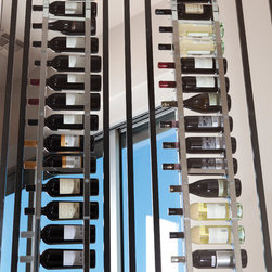 Las Vegas Wine Wall Back View - Wine Racks